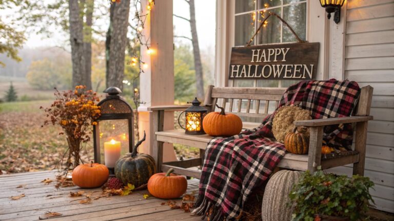 Farmhouse Halloween Fall Ideas