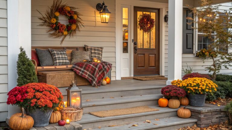 20 Fall Front Porch Decor Inspirations