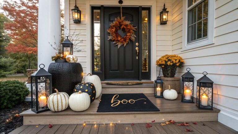 15 Halloween Porch Decor Ideas For A Classy Entryway