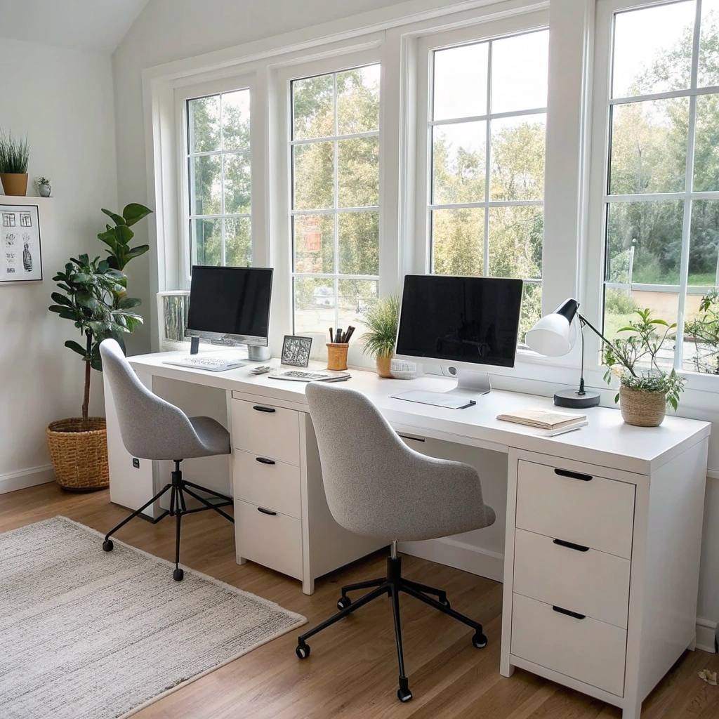 15_creative_double_desk_home_office_ideas__transform_your_2_person_workspace_in_2024_featured