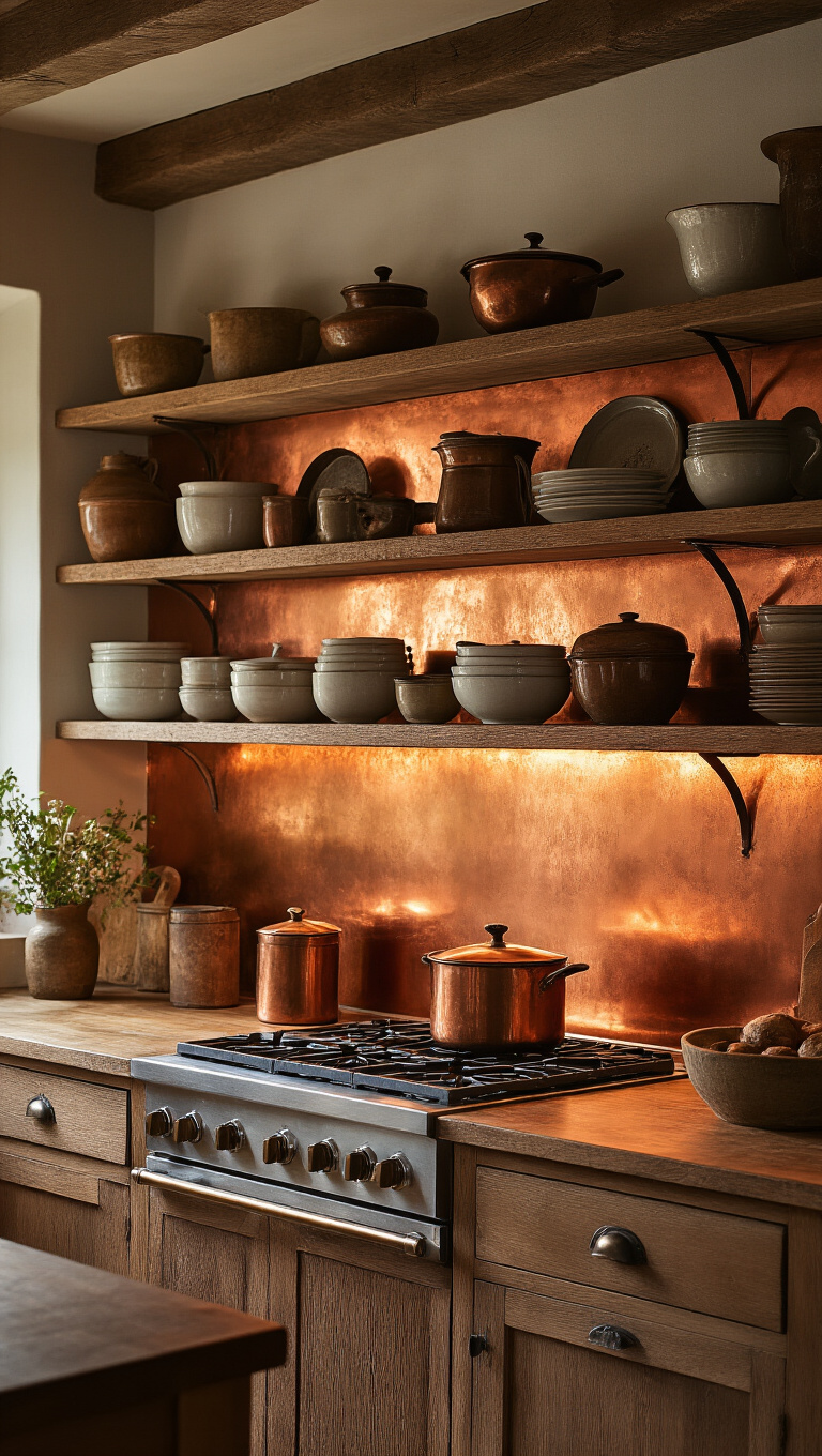11. Rustic Copper Sheeting for a Vintage Glow