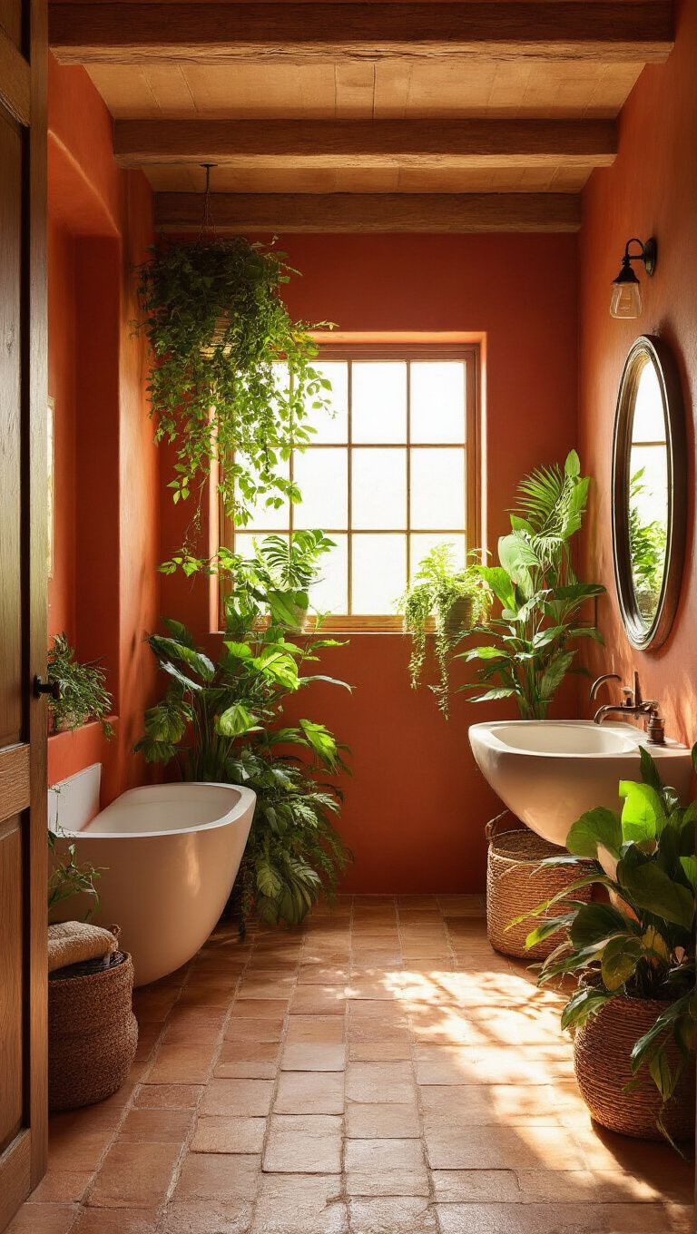 6. Earthy Terracotta for Cozy Warmth