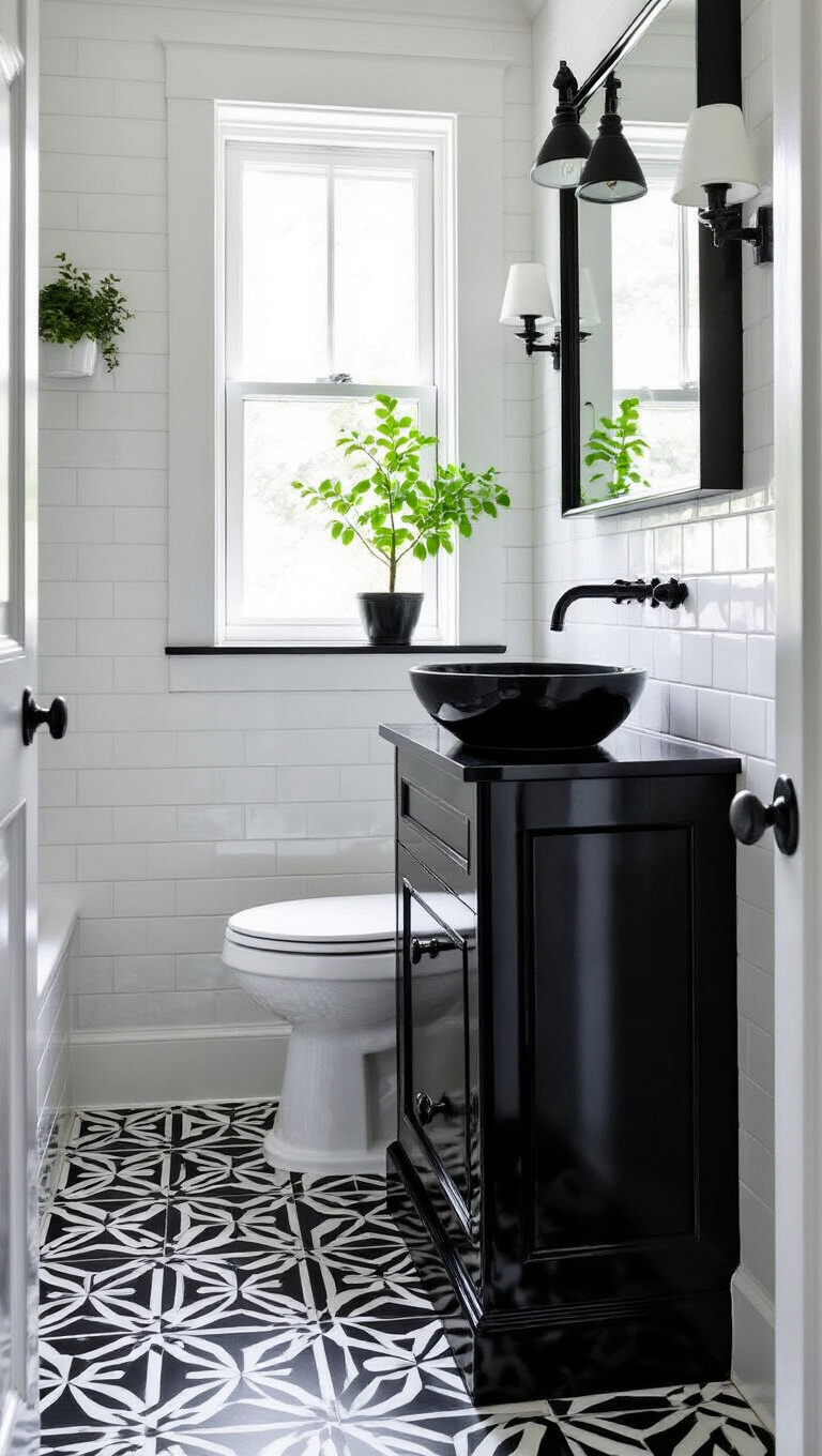 7. Timeless Elegance with Black and White