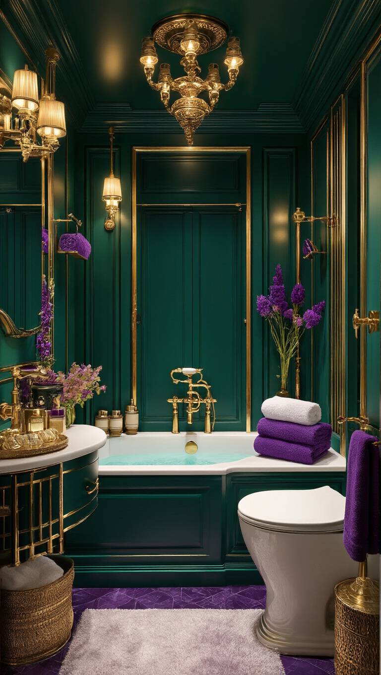 8. Luxurious Jewel Tones for Opulence