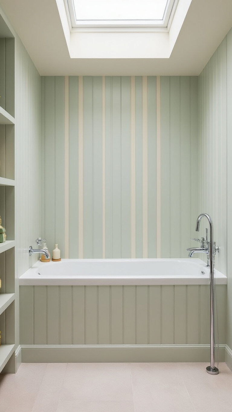 3. Create Illusion with Vertical Lines