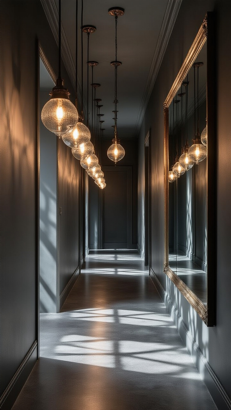 1. Embrace Moody Lighting with Statement Fixtures