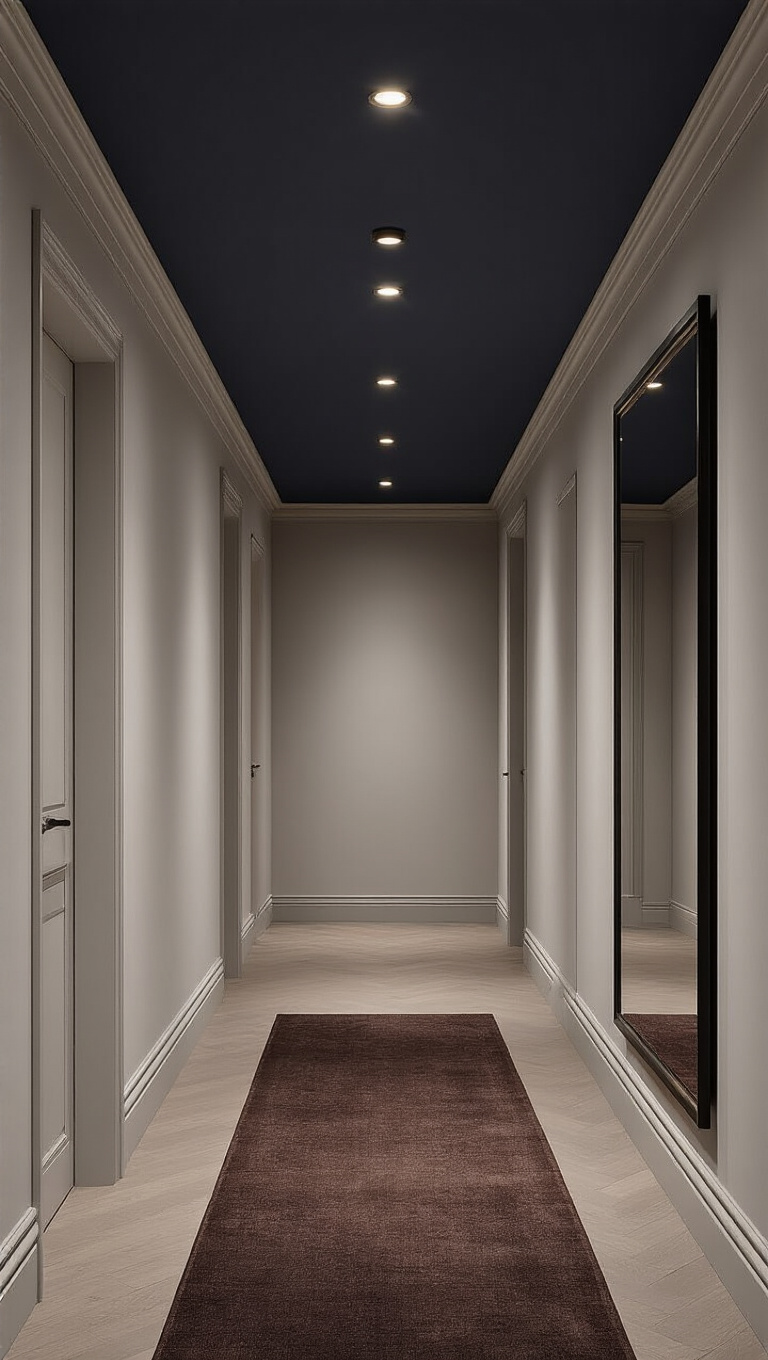 10. Add a Dramatic Touch with Dark Ceiling Paint