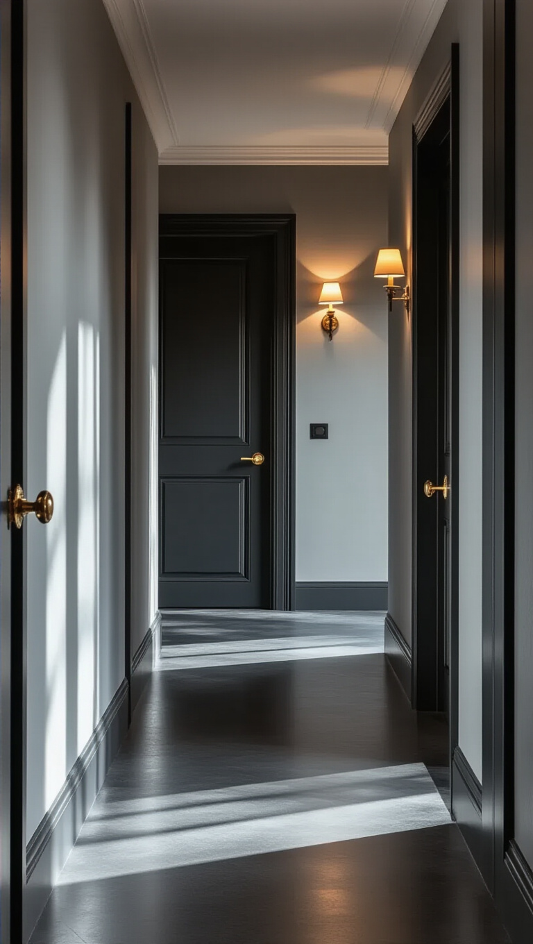 14. Add Layers of Personality with Dark Doors and Handles