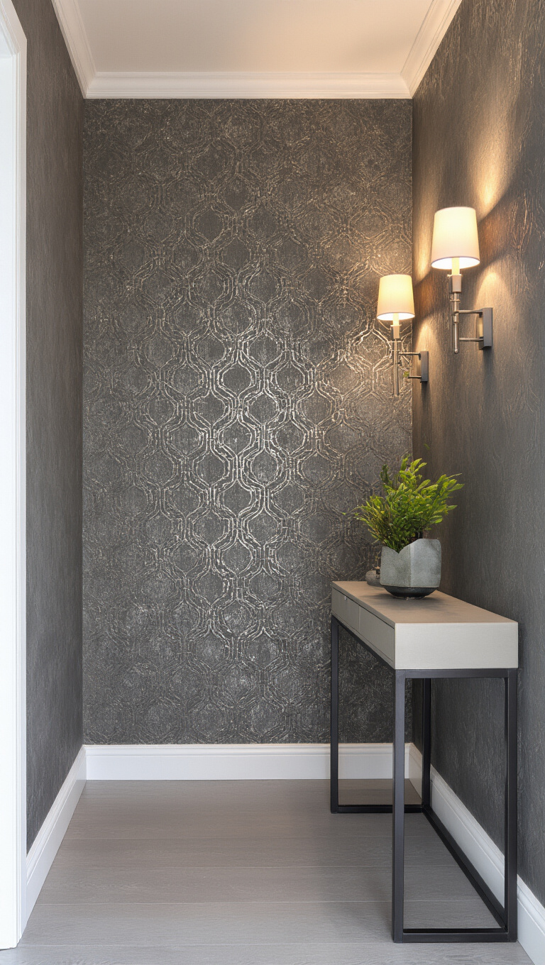 4. Introduce Texture with Dark Wallpaper
