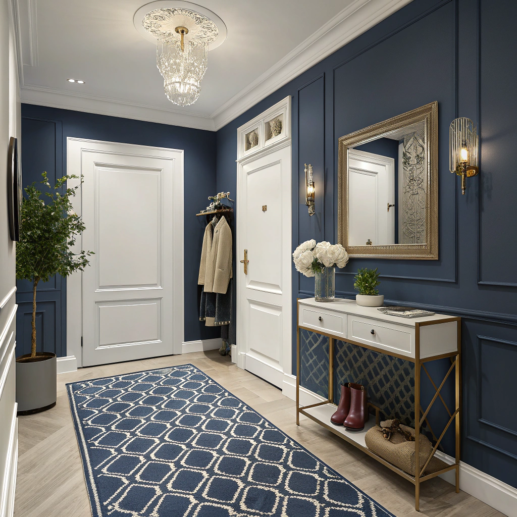 11. Timeless Navy Blue Elegance