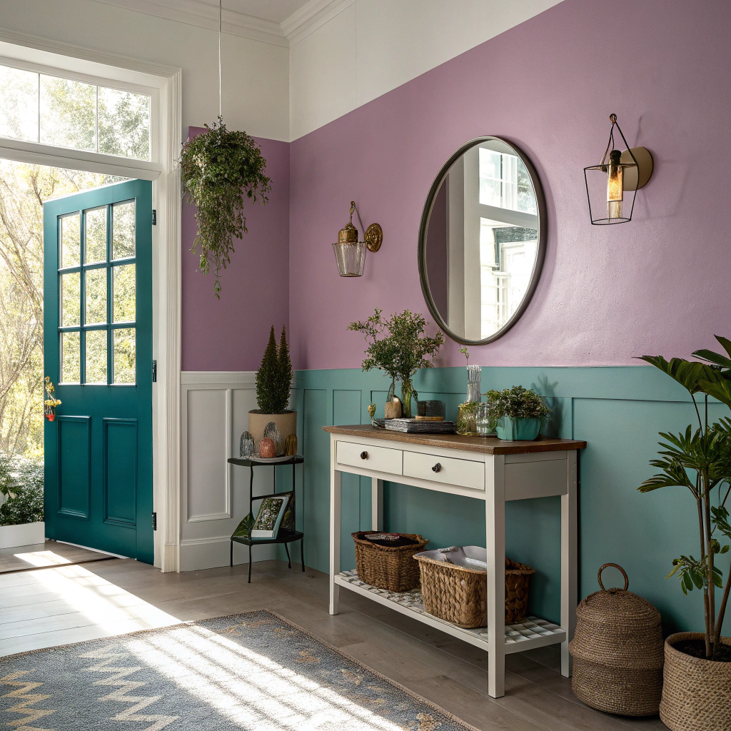 13. Delight in Dual Tones: Elevating Style in Small Spaces