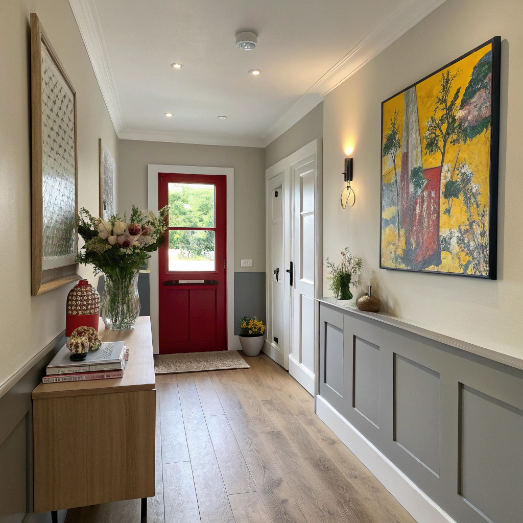 15. Inviting with Soft Neutrals and Bold Accents