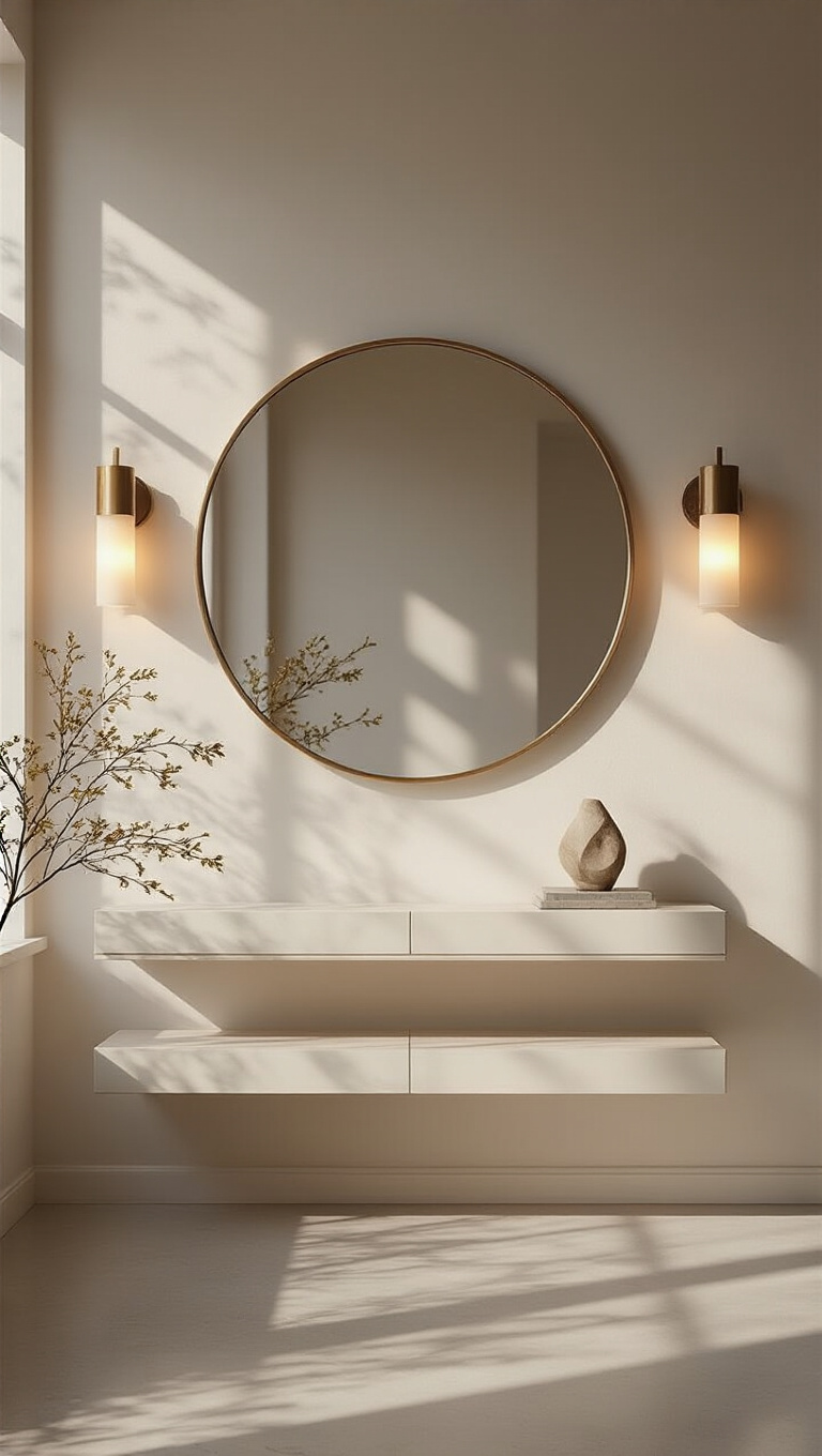 1. Reflective Elegance: Balanced Functionality