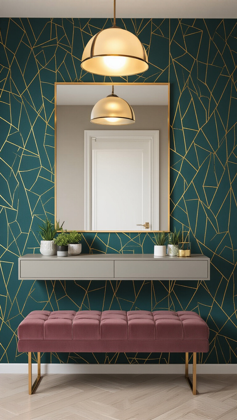 20. Bold Beyond Borders: Statement Wall Impact