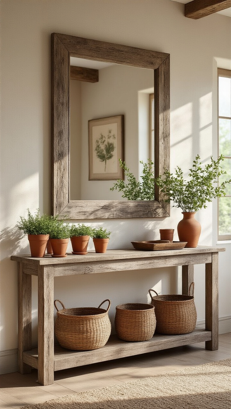 3. Rustic Charm: Nature-Inspired Nook