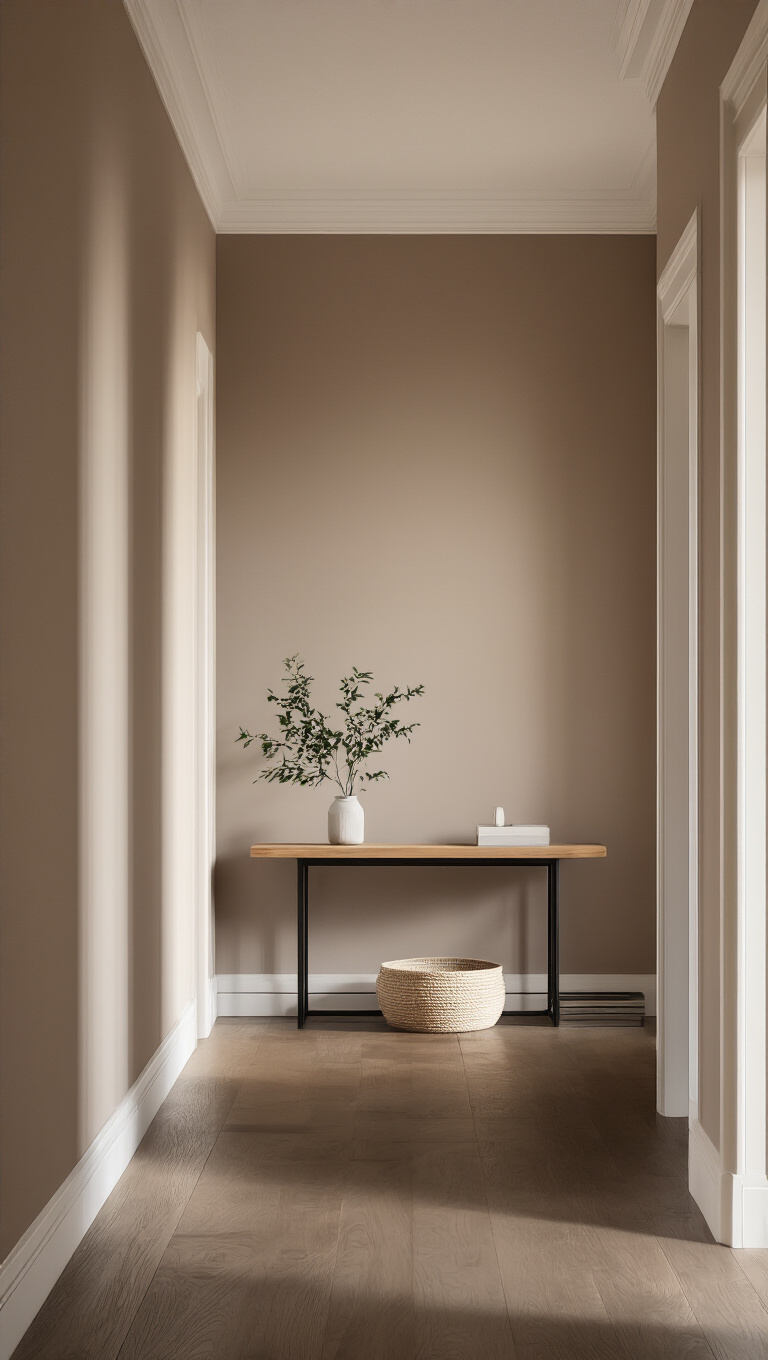 7. Sophisticated Taupe for a Neutral Charm