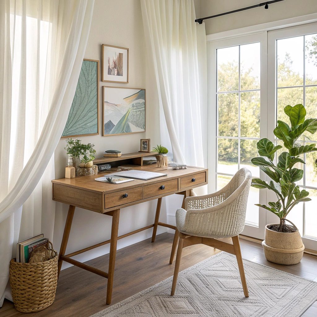 12. The Tranquil Window Office Desk