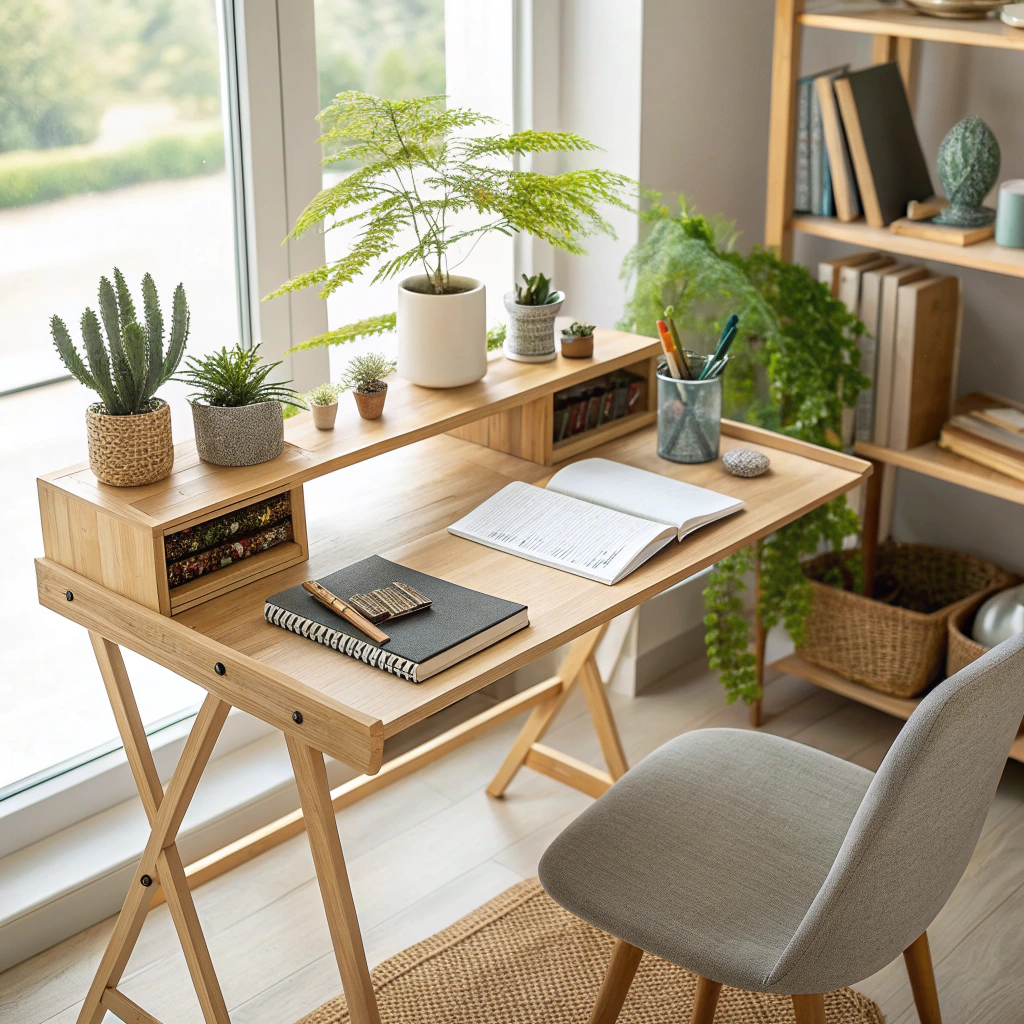 9. Eco-Friendly Desk Setup