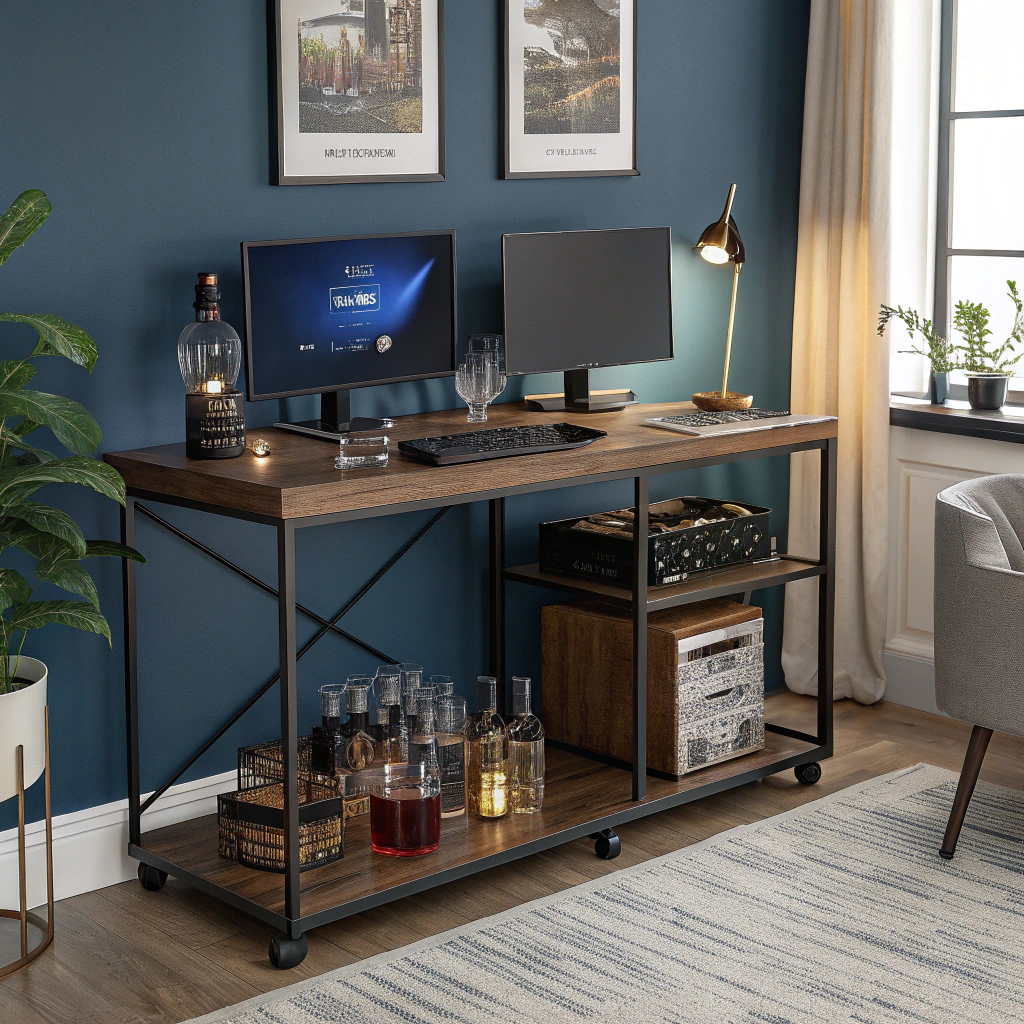 11. The Bar and Office Combo: A Unique Fusion