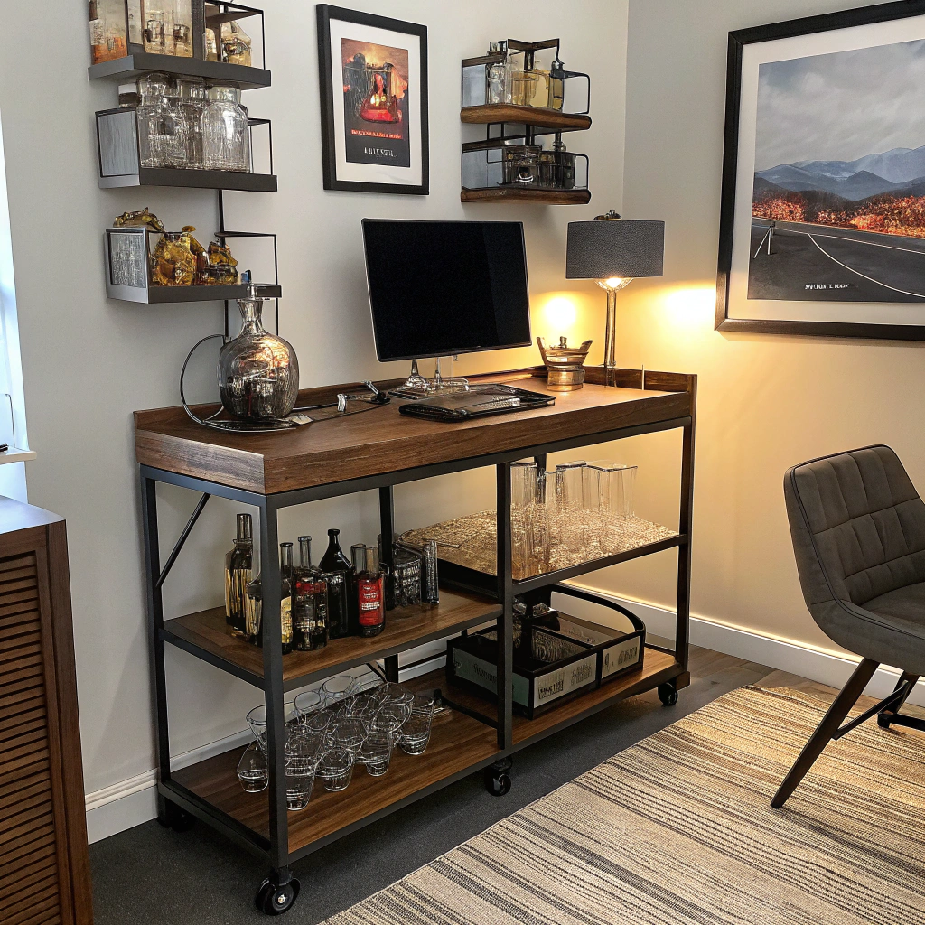 15. The Ultimate Bar and Office Combo