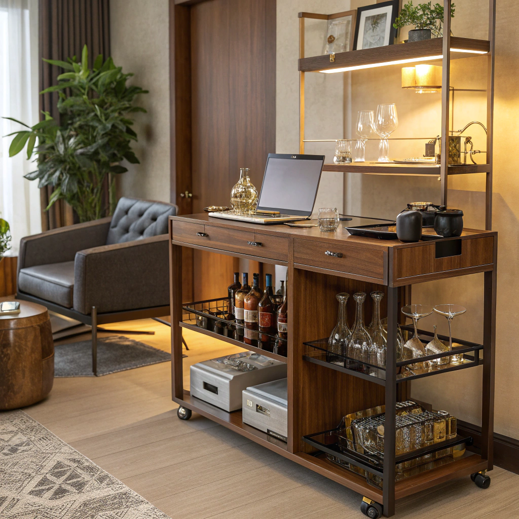 3. The Ultimate Bar and Office Combo