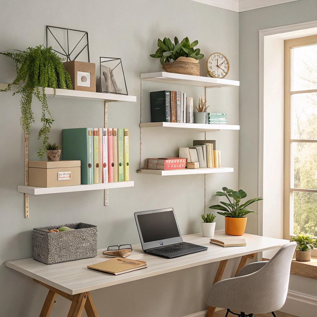 4. Utilize Vertical Space with Shelving Solutions