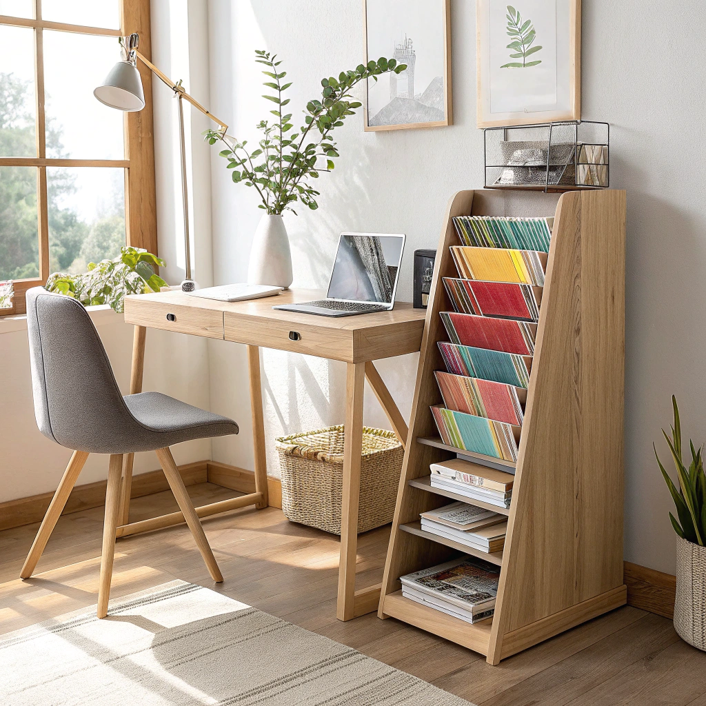 12. Vertical File Organization Rack