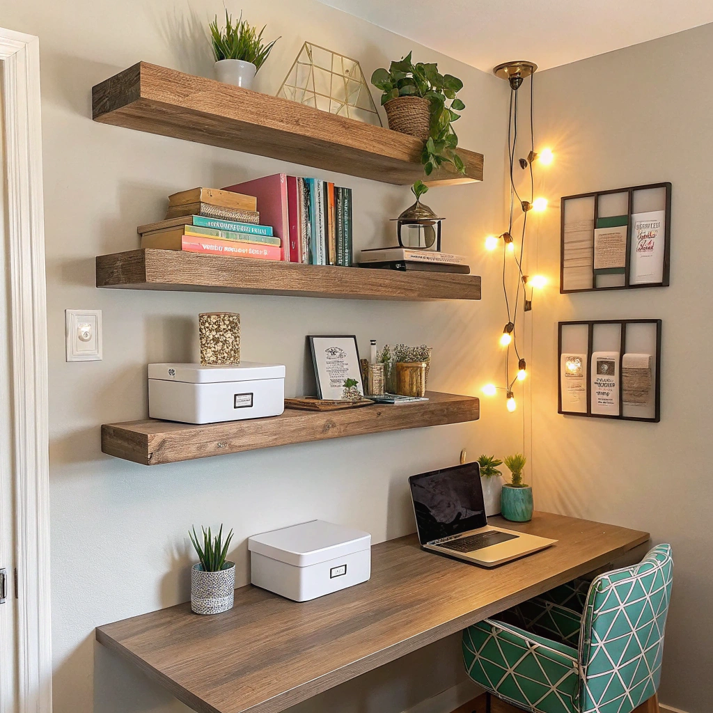 6. Floating Shelves for a Stylish Touch