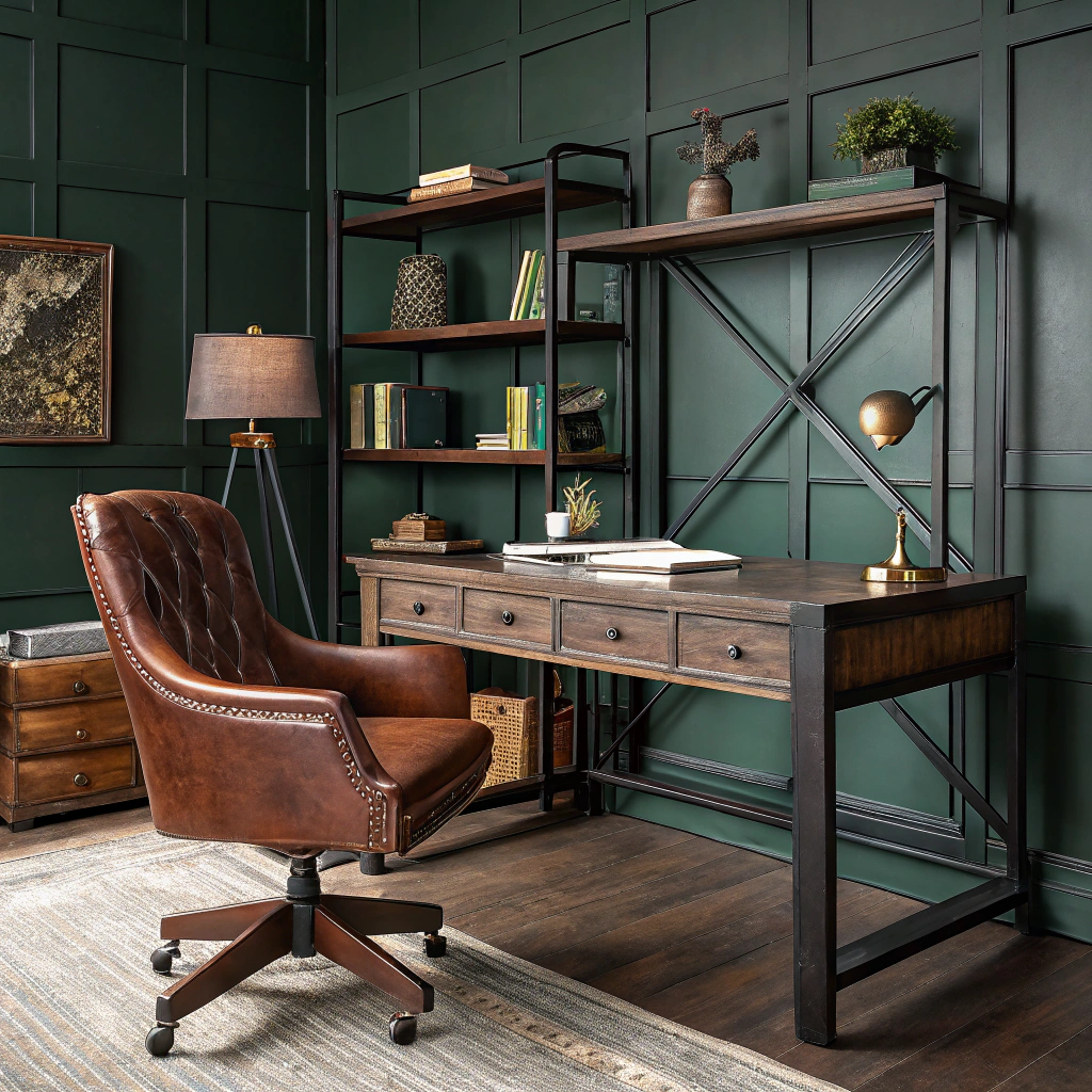 25. The Power of Leather and Wood Duo