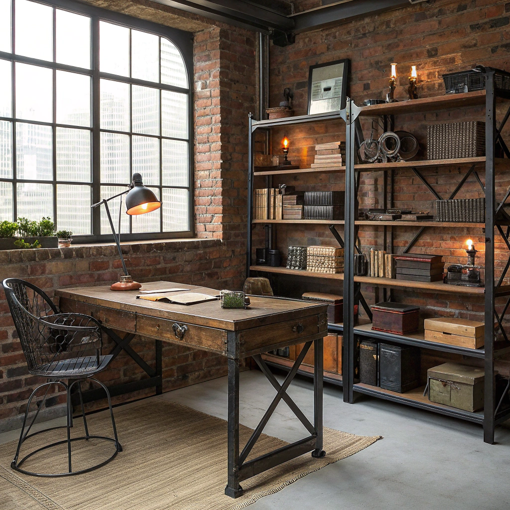 6. Industrial Chic: Emphasizing Raw Materials