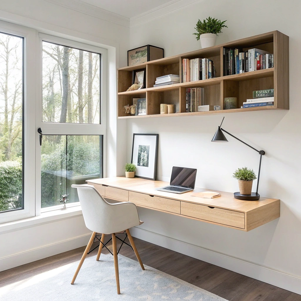 1. Embrace a Floating Desk Concept