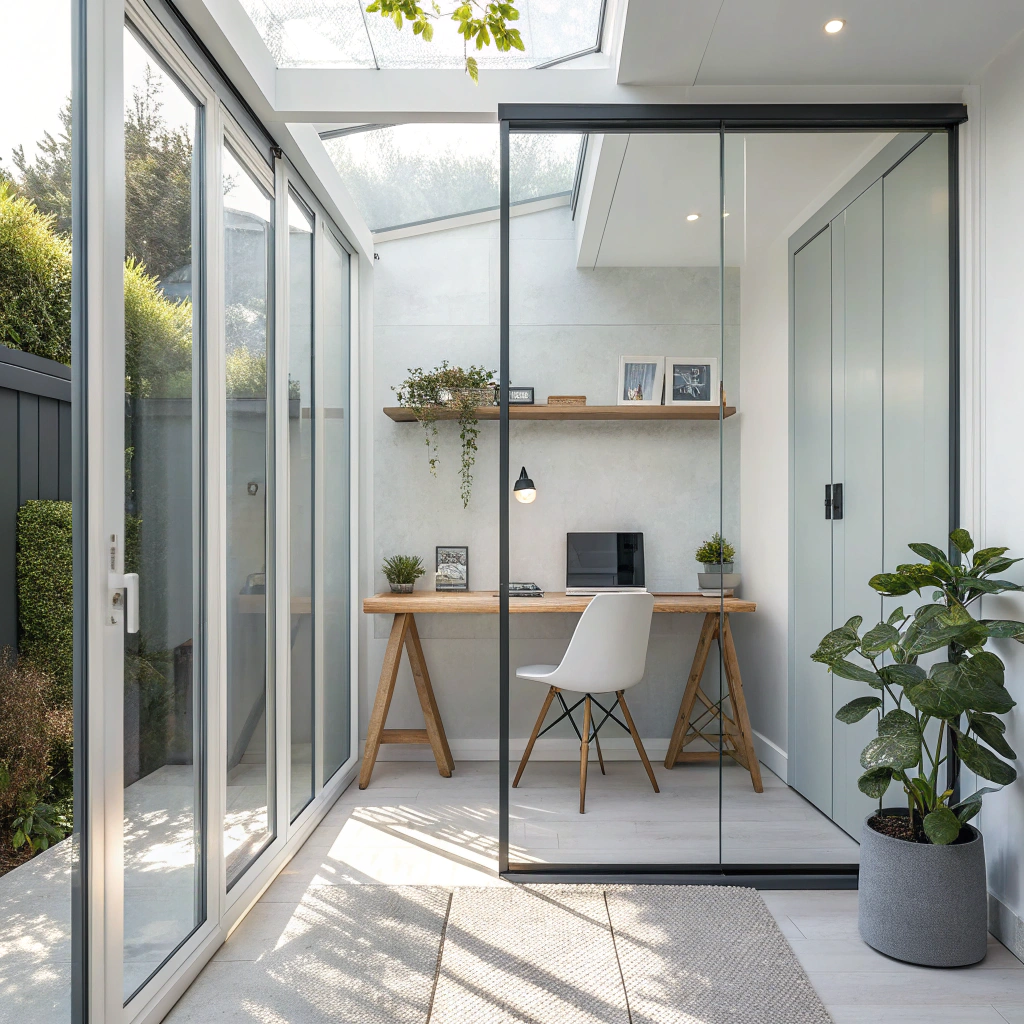 10. Clever Use of Home Office Partitions