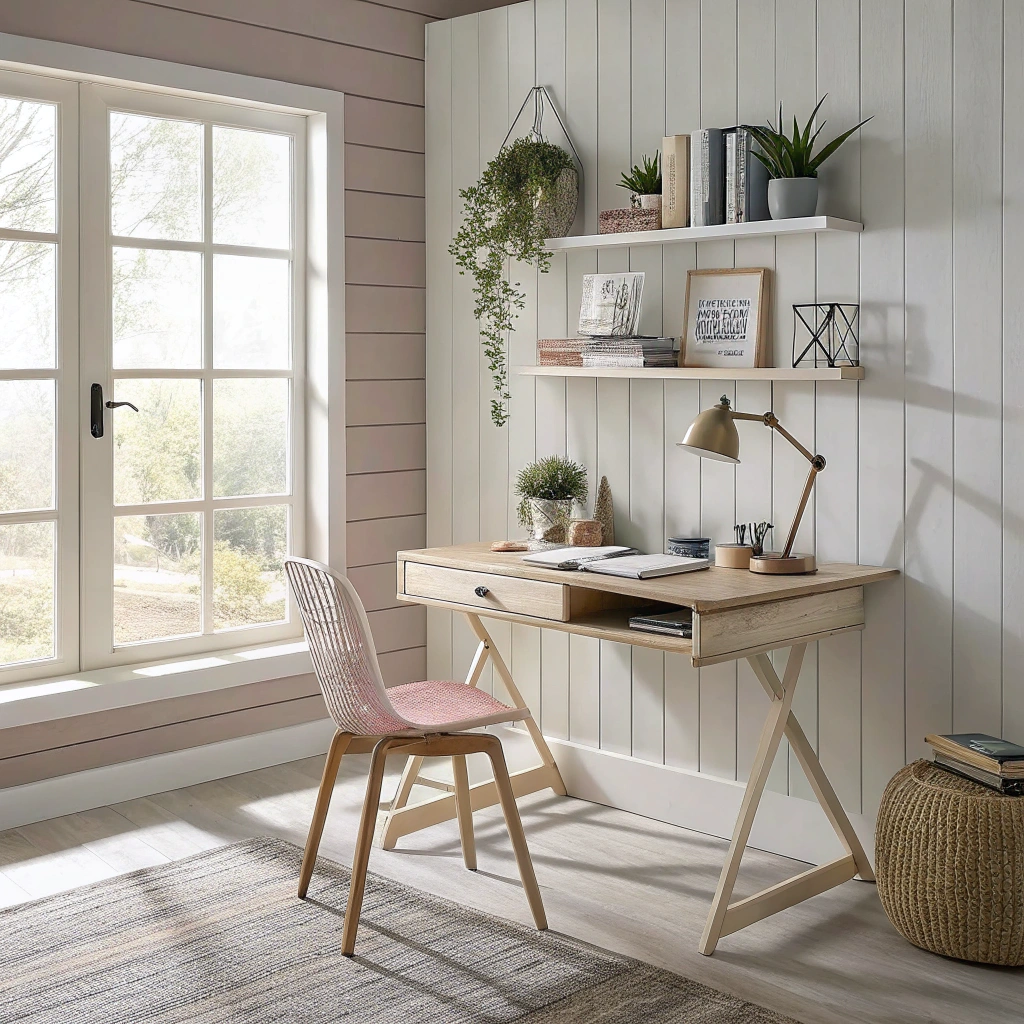 4. Incorporate a Wall-Mounted Desk