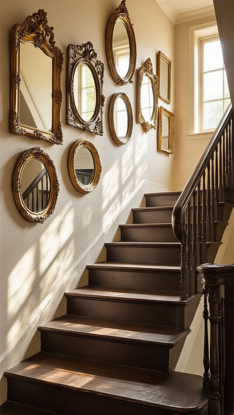 14. Infuse Vintage Elegance with Antique Mirrors