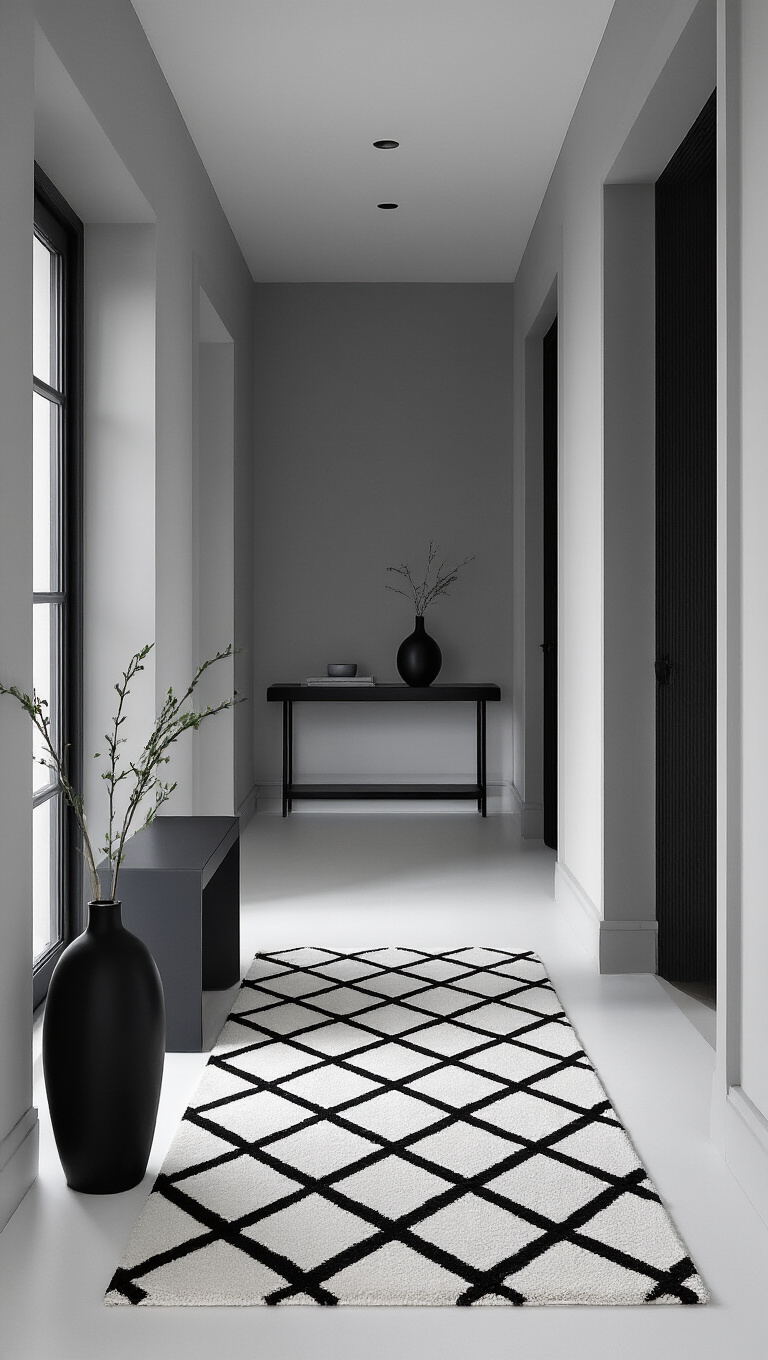 10. Zen Appeal with Black and White Minimalism