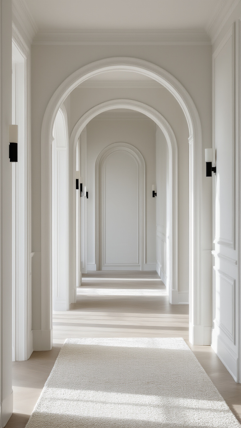 11. Elegant Archways with Bold Black Frames