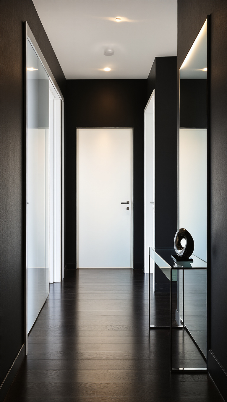 14. Incorporating Glass Elements for Reflective Elegance