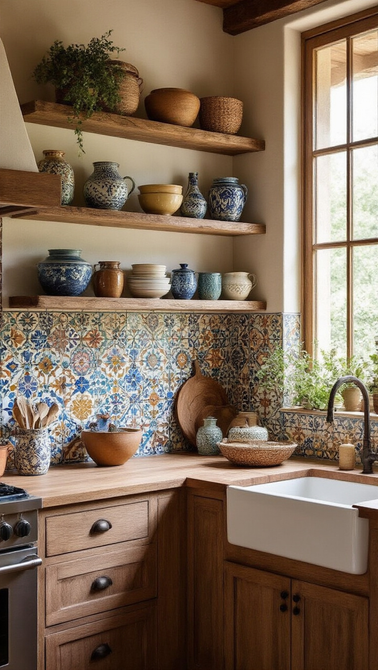 11. Artistic Backsplash Statements