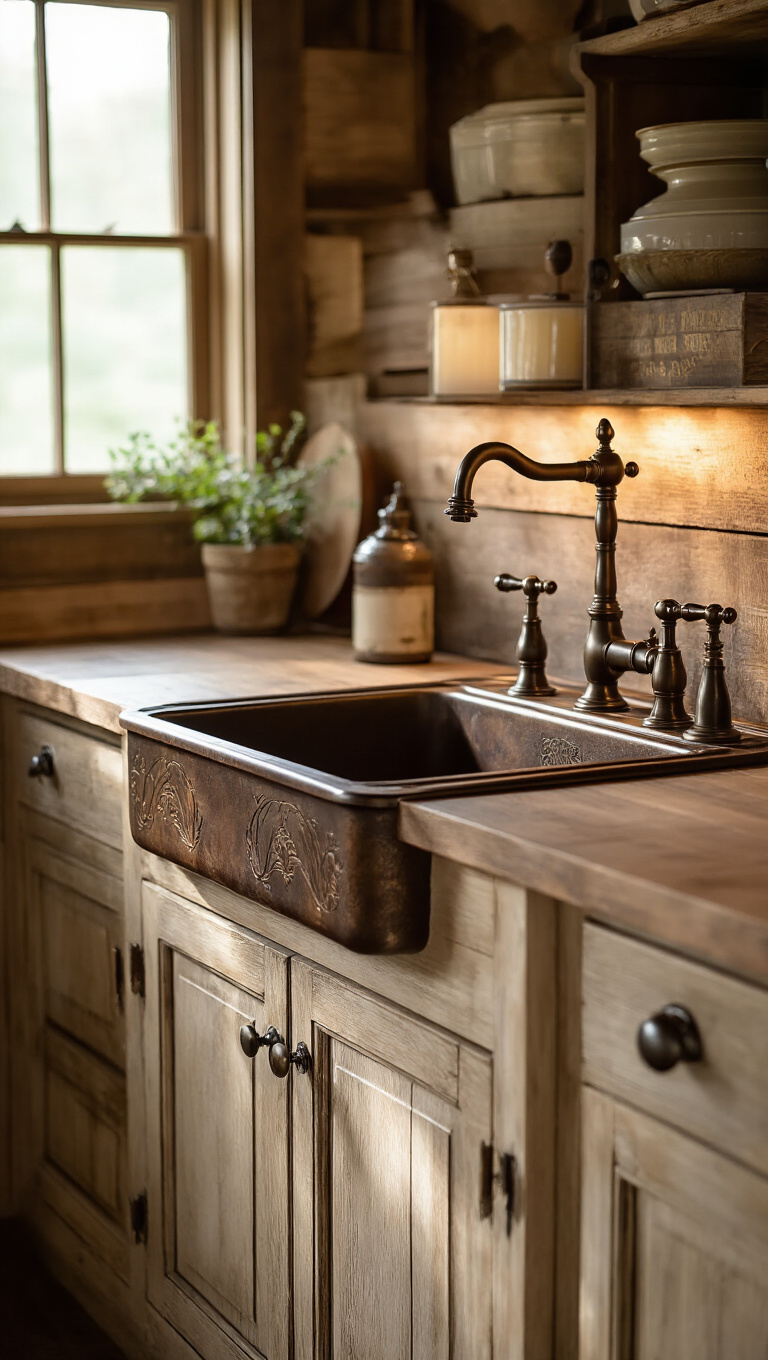 13. Infuse Character with Antique Fixtures