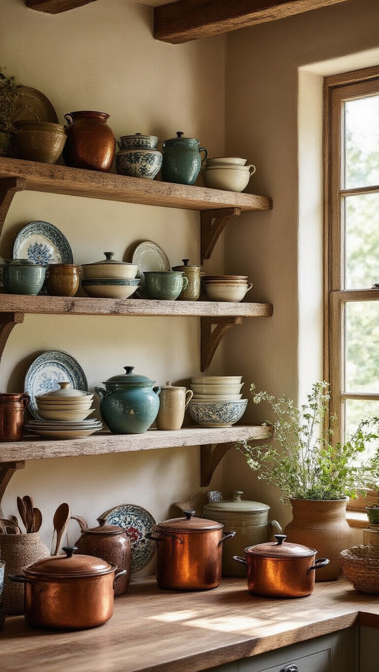 2. Vintage Ceramics and Cookware