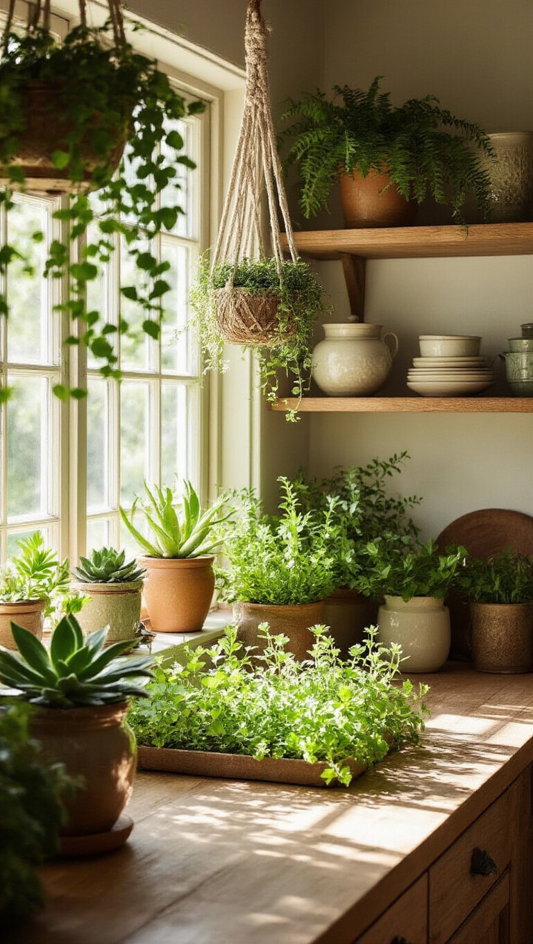 6. Greenery and Botanical Accents