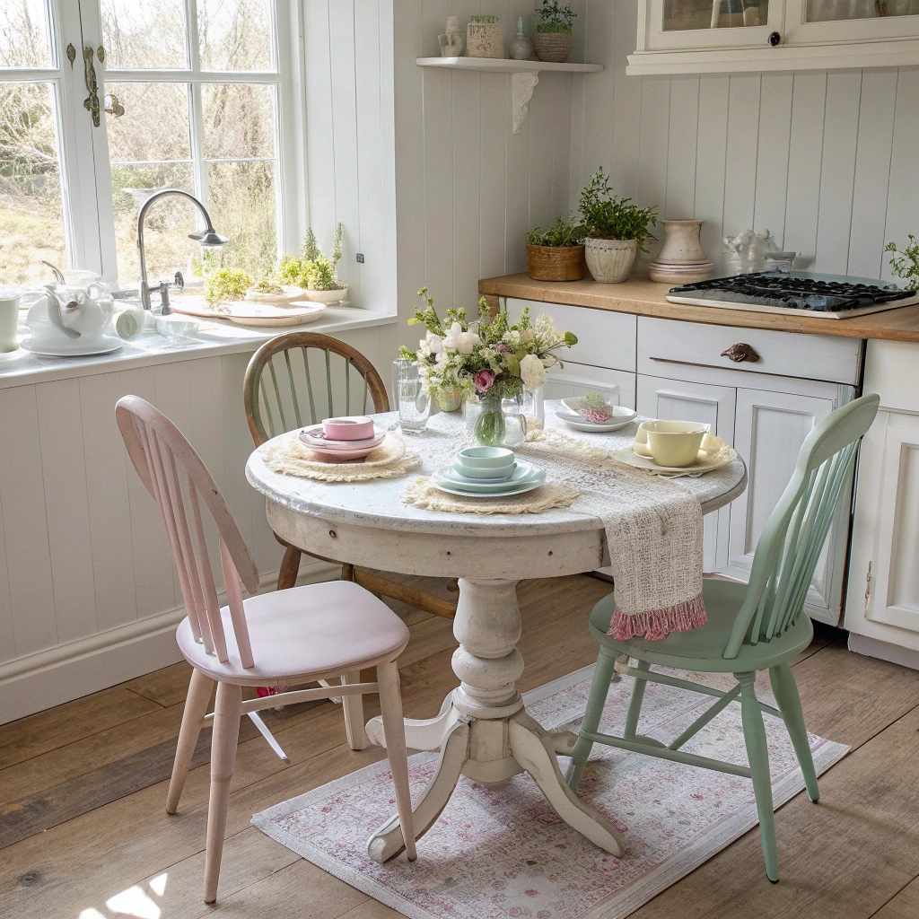 15. Vintage Whitewashed Elegance