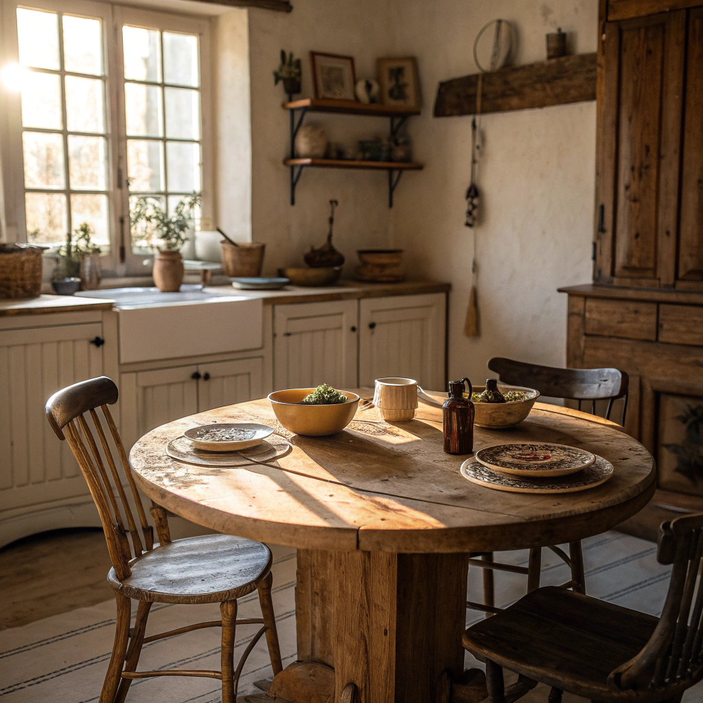 5. Transformative Round Small Farmhouse Kitchen Tables