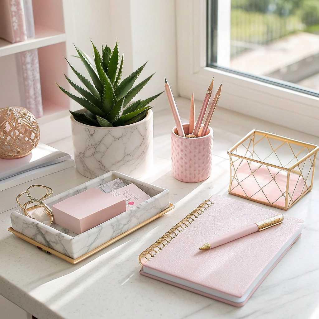 13. Elegant Desk Accessories for a Touch of Class