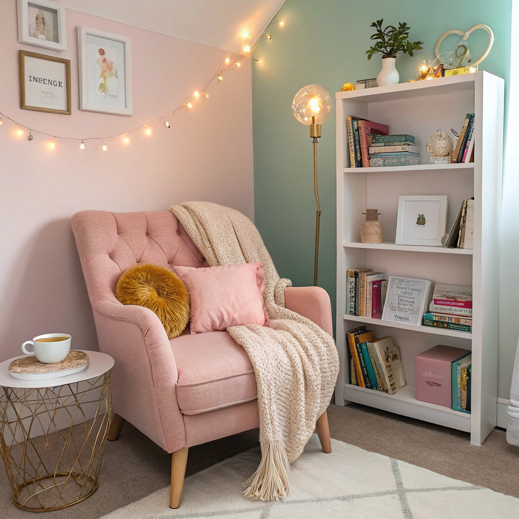 3. Chic and Cozy Reading Nook