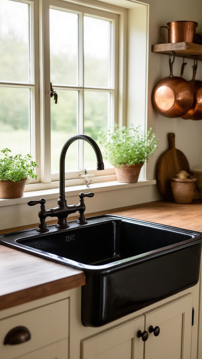 11. Cast Iron Sinks: Heritage and Heft
