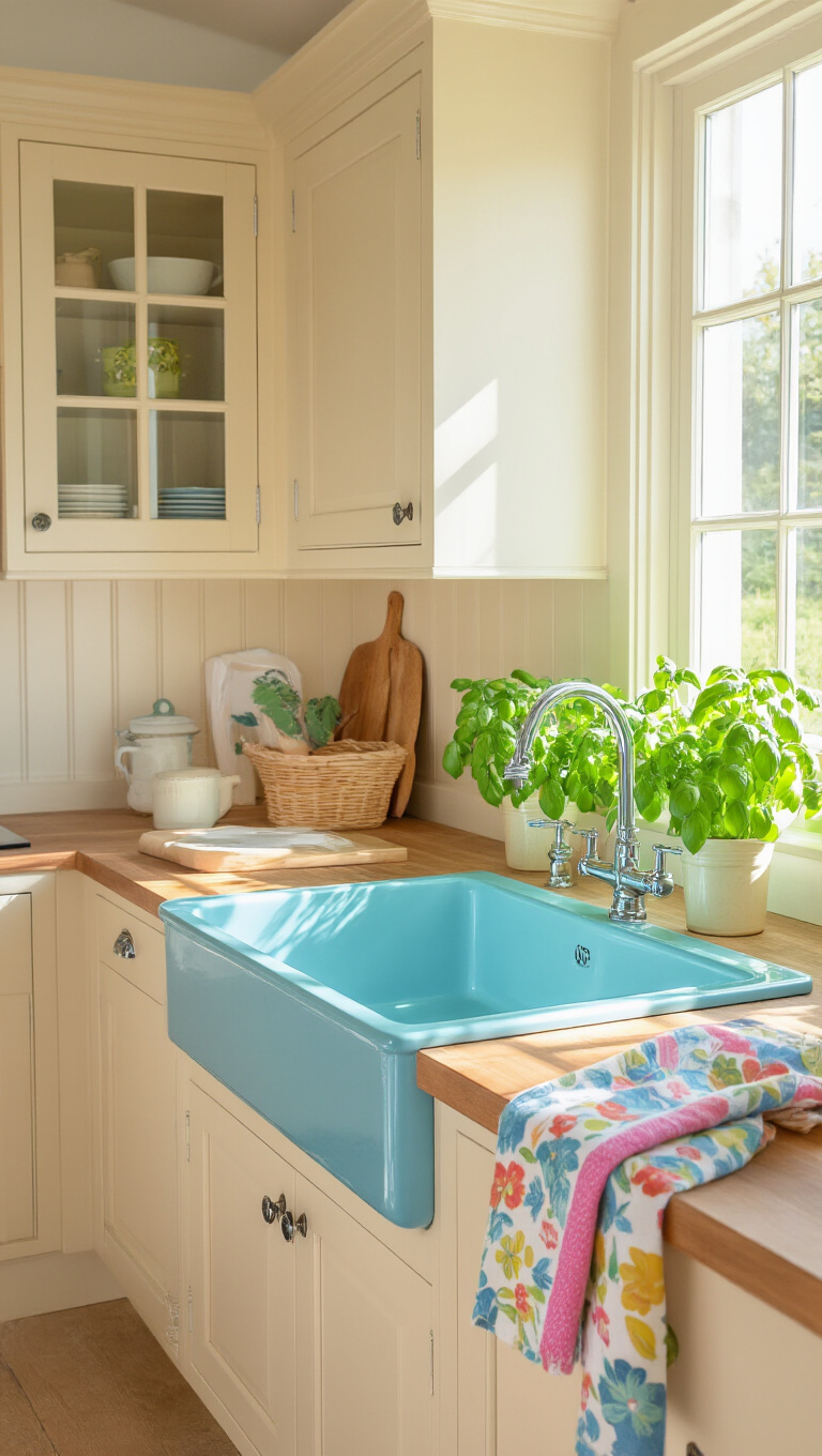 13. Customizable Color Sinks: Add a Splash of Personality