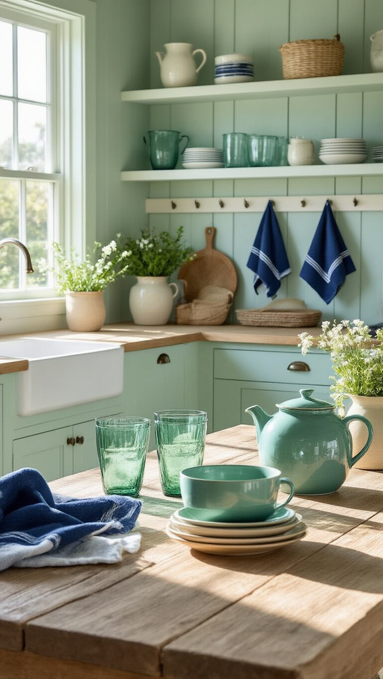 2. Brighten Up with Coastal Colors