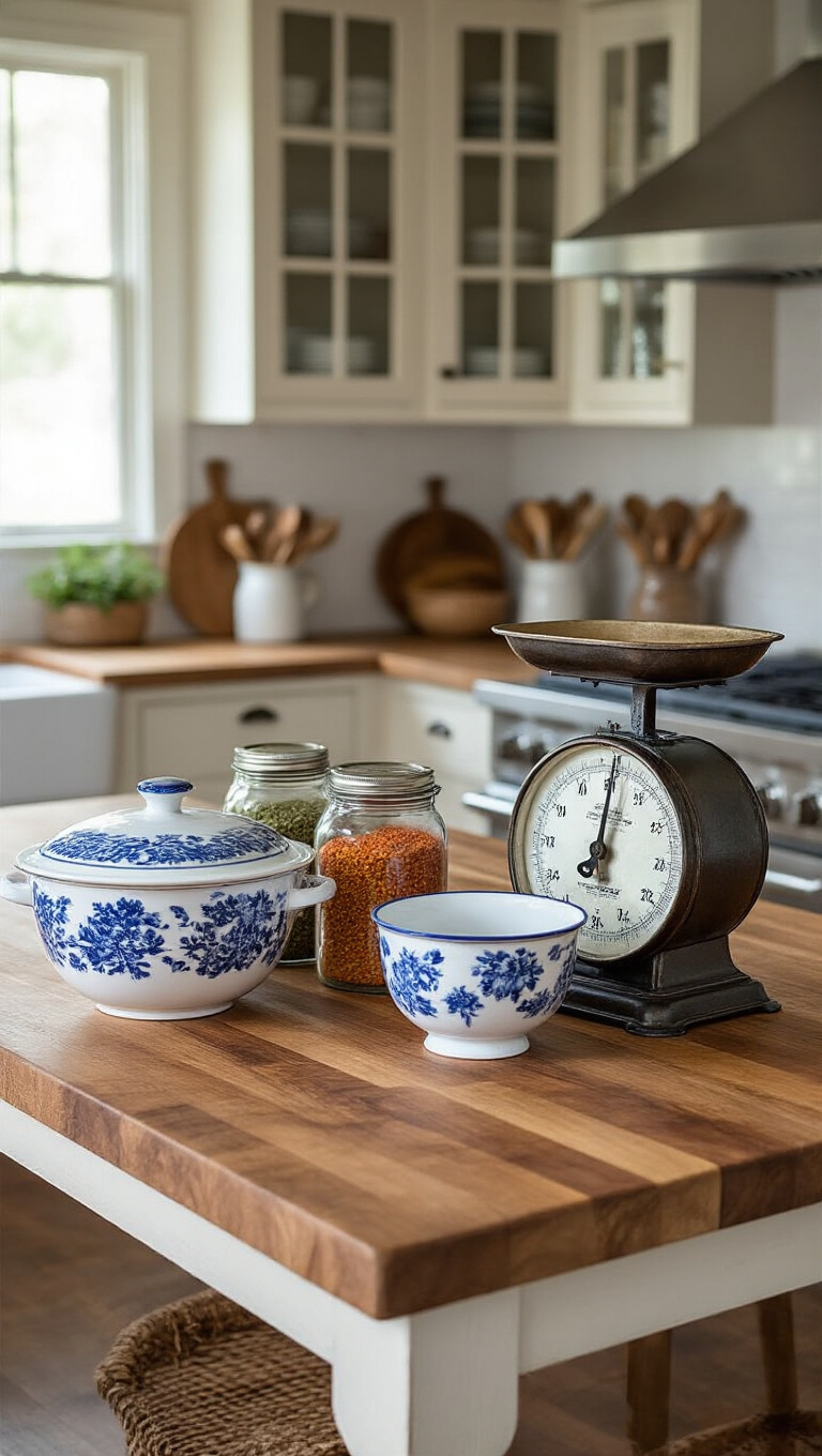 8. Infuse Coastal Farmhouse Charm with Vintage Finds