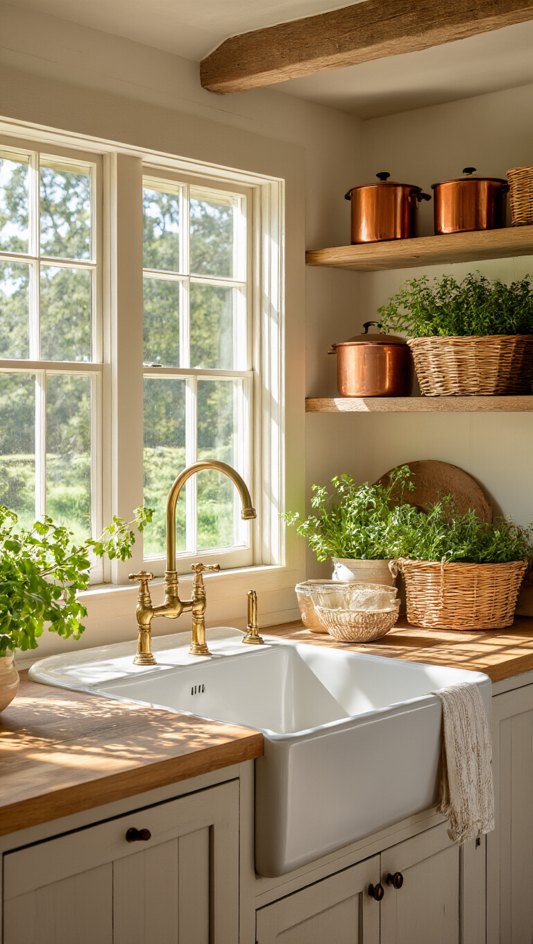 5. Integrate Farmhouse Sink and Apron